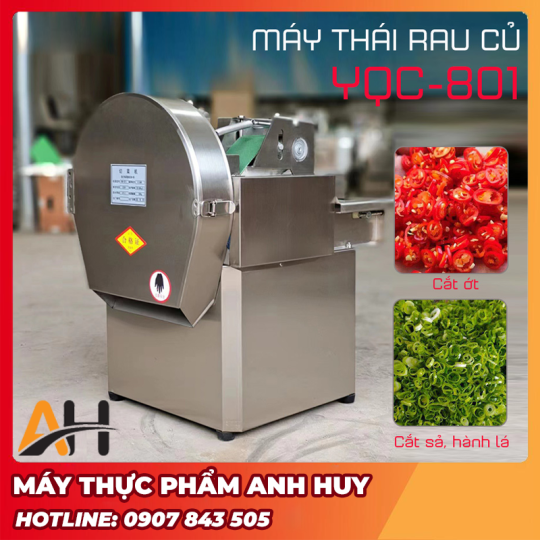 Máy Thái Lát Rau Củ YQC801 – Giải Pháp Tối Ưu Cho Bếp Công Nghiệp