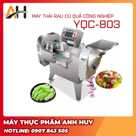 Máy thái rau củ quả công nghiệp YQC 803 Thủ Đức